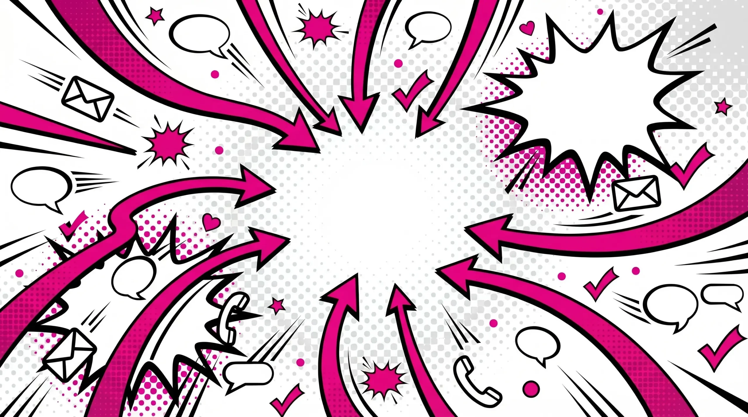 All channels converging — white variant